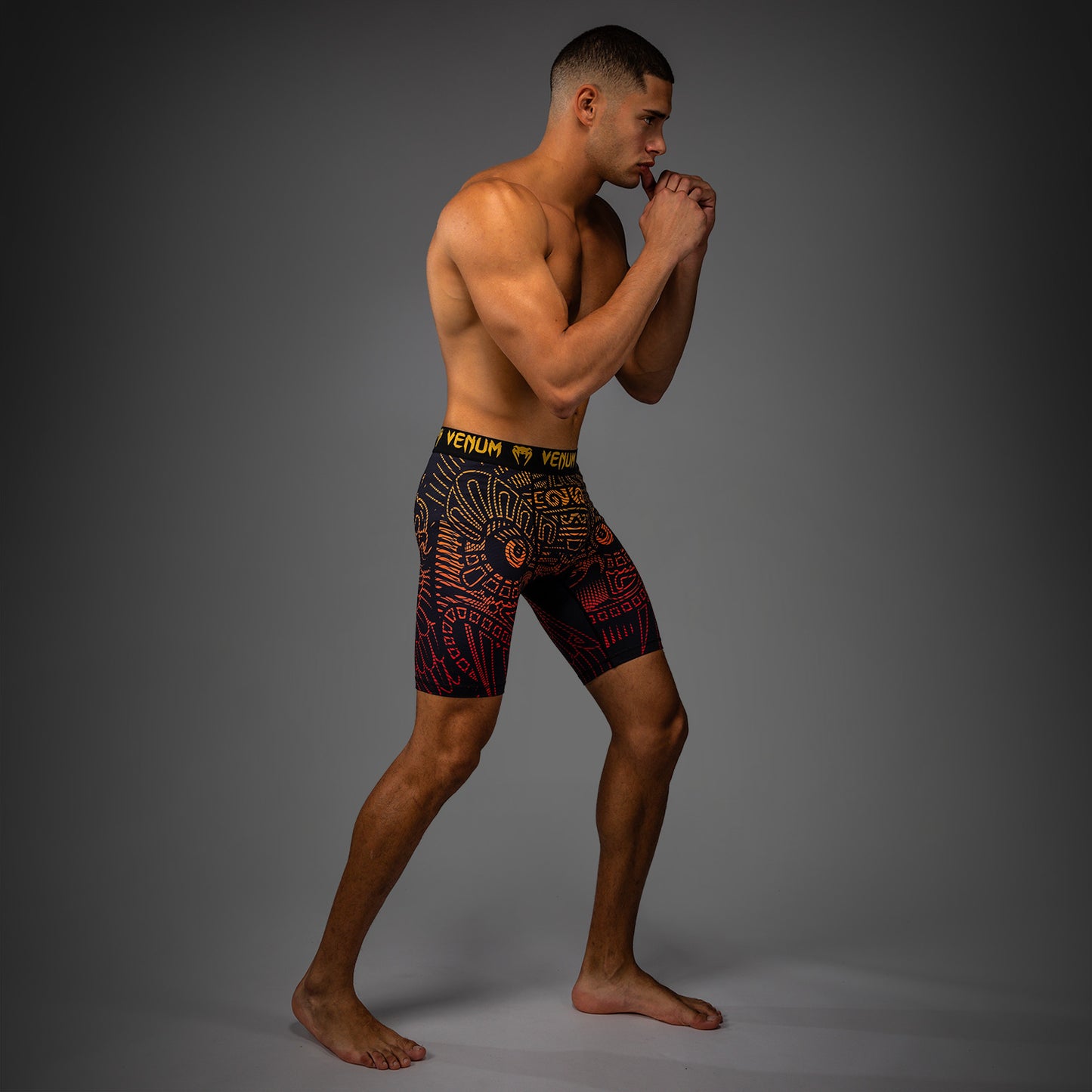 Venum Quetzal Fury Vale Tudo - Schwarz/Fury Rot/Tangerine
