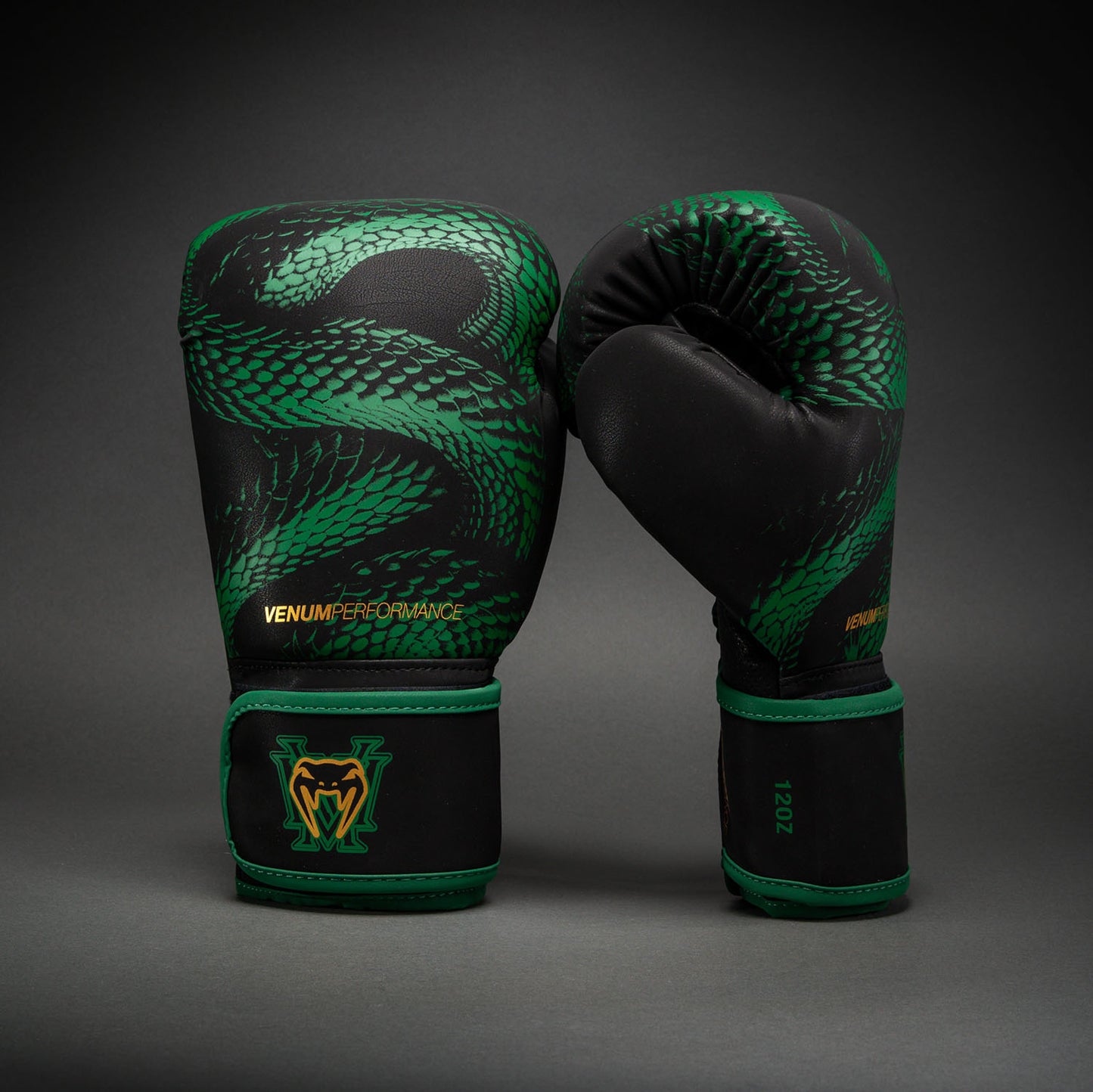 Venum Matupa Boxhandschuhe - Schwarz/Grün/Gold