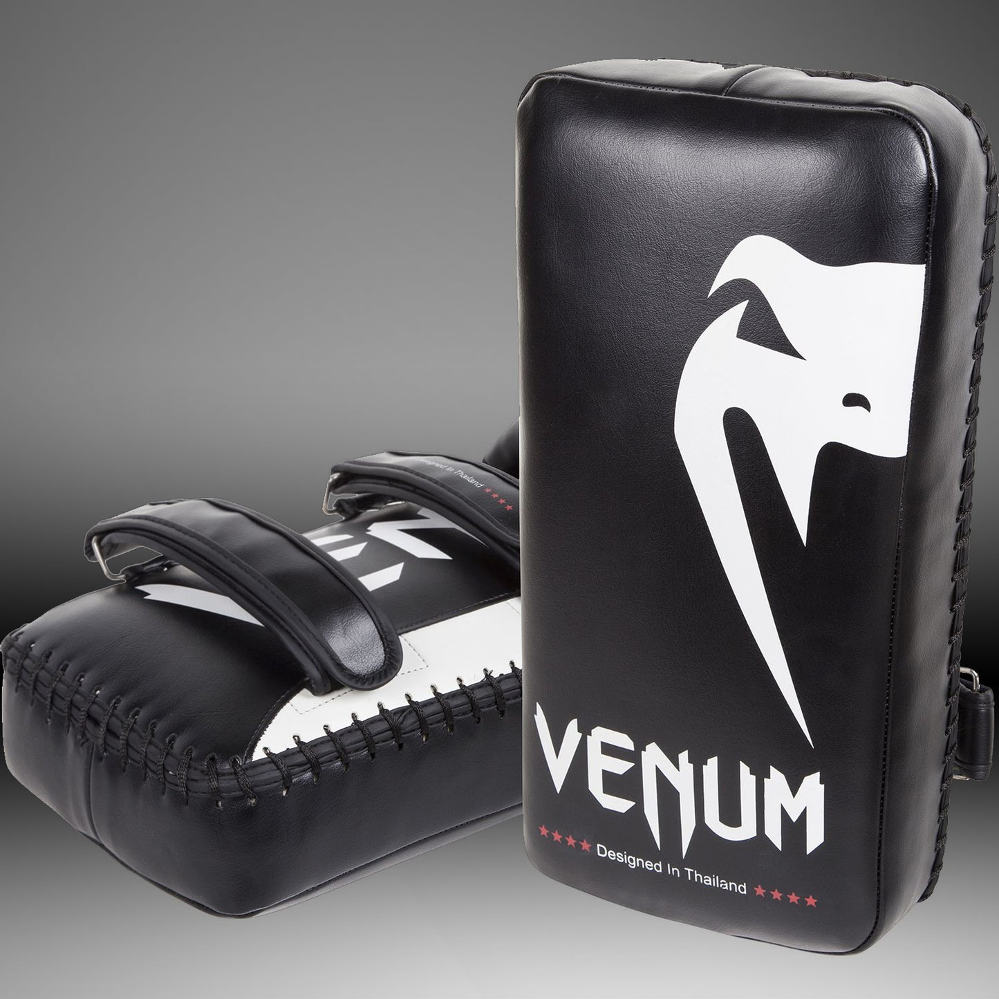 Venum Giant Kick Pads - Schwarz/Ice (Paar)