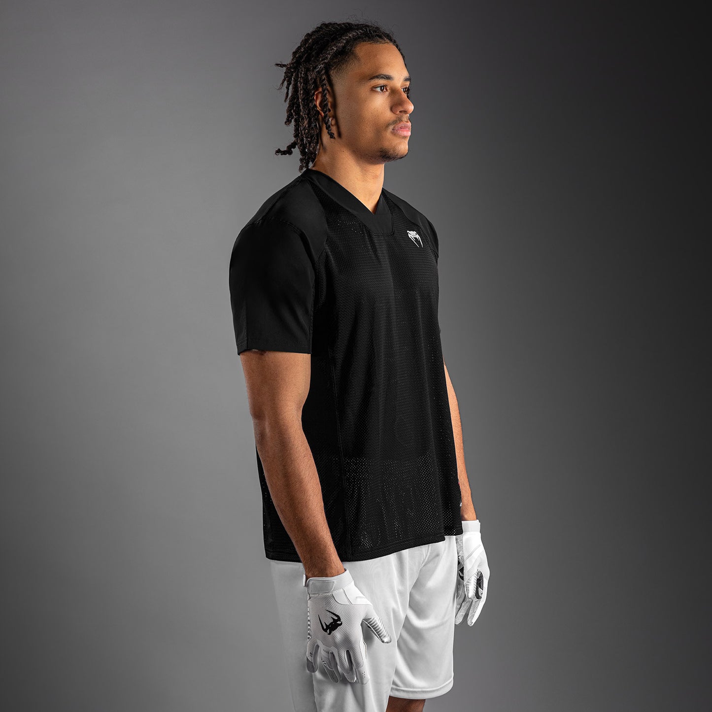 Venum Elite Fußball Kurzarmtrikot - Schwarz