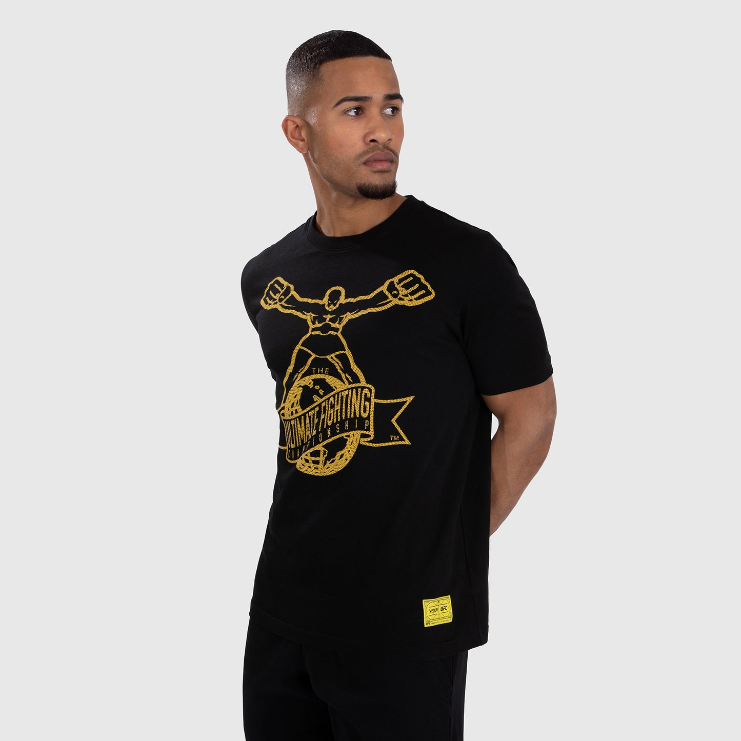 UFC by Venum Ulti-Man T-Shirt - Schwarz/gelb