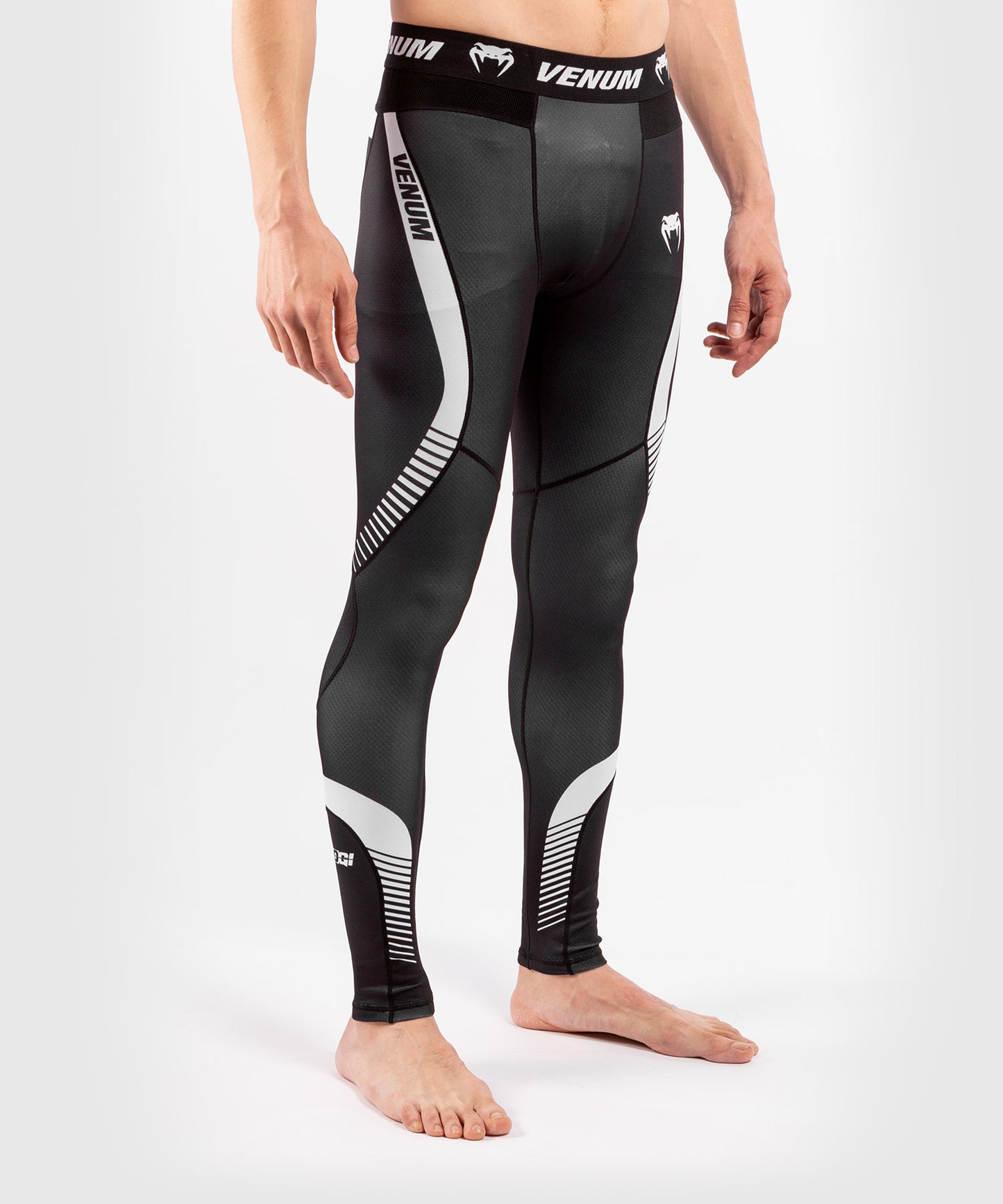 Venum No Gi 3.0 Kompressionshose - Schwarz/Weiß