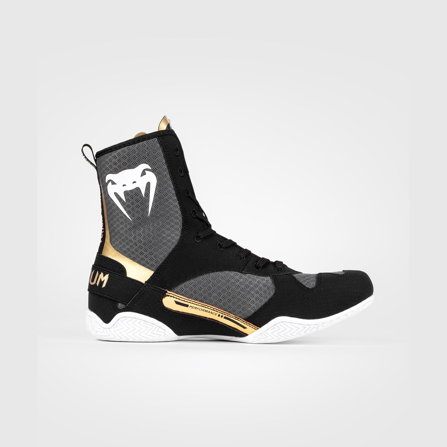 Venum Elite Boxing Schuhe - Schwarz/Weiß/Gold