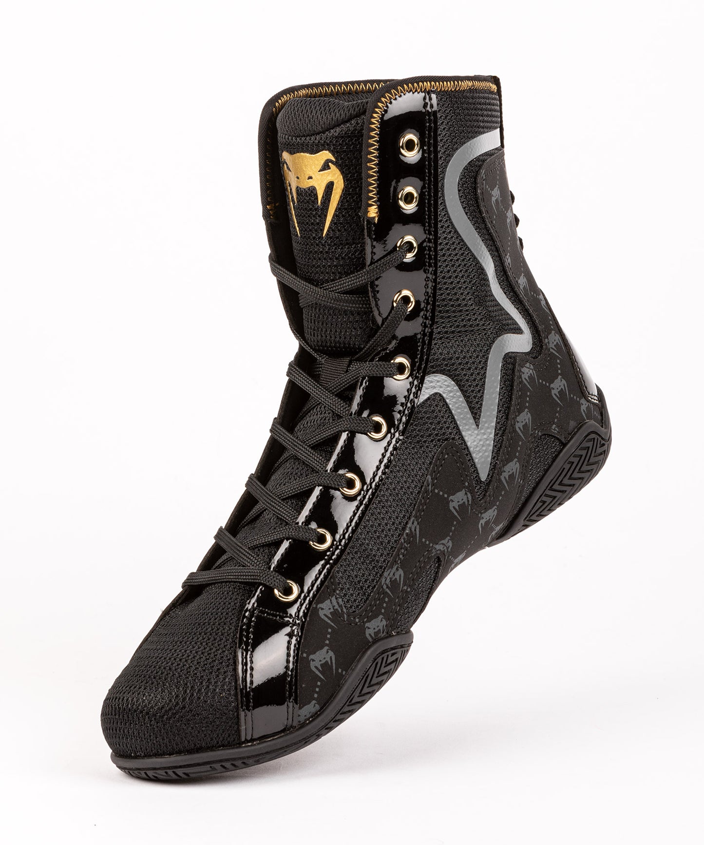 Venum Elite Evo Monogram Boxing Schuhe – Schwarz
