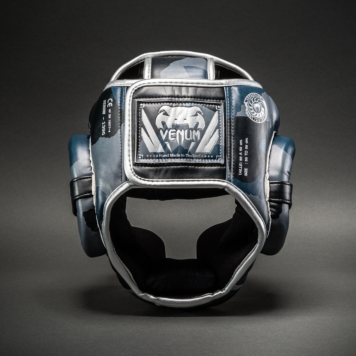 Venum Elite Camo Kopfschutz – Dunkelmarineblau/Blau