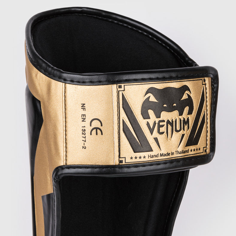 Venum Elite Standup Schienbeinschoner - Gold/Schwarz