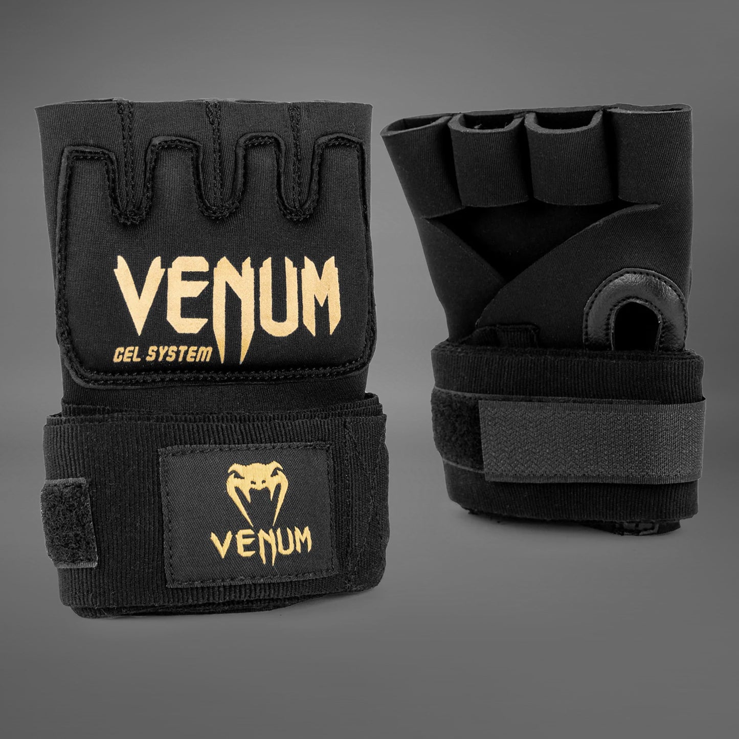 Venum Kontakt Gel Handschuh Wraps - Schwarz/Gold