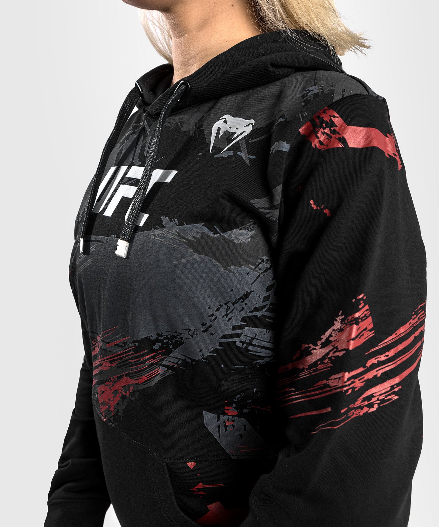 UFC Venum Authentic Fight Week 2.0 Hooded Sweatshirt – Für Frauen – Schwarz