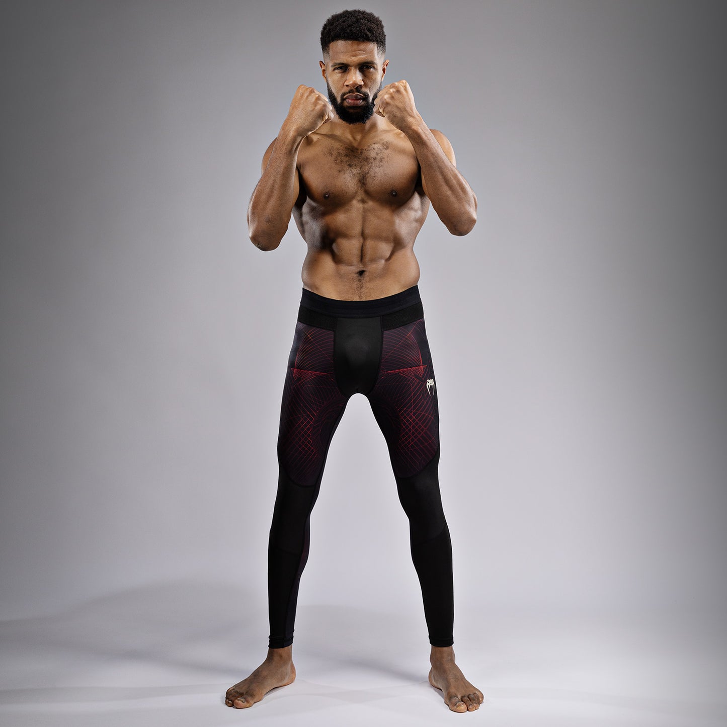 Venum G-Fit Air Herren Spats - Tiefschwarz/Feuerrot