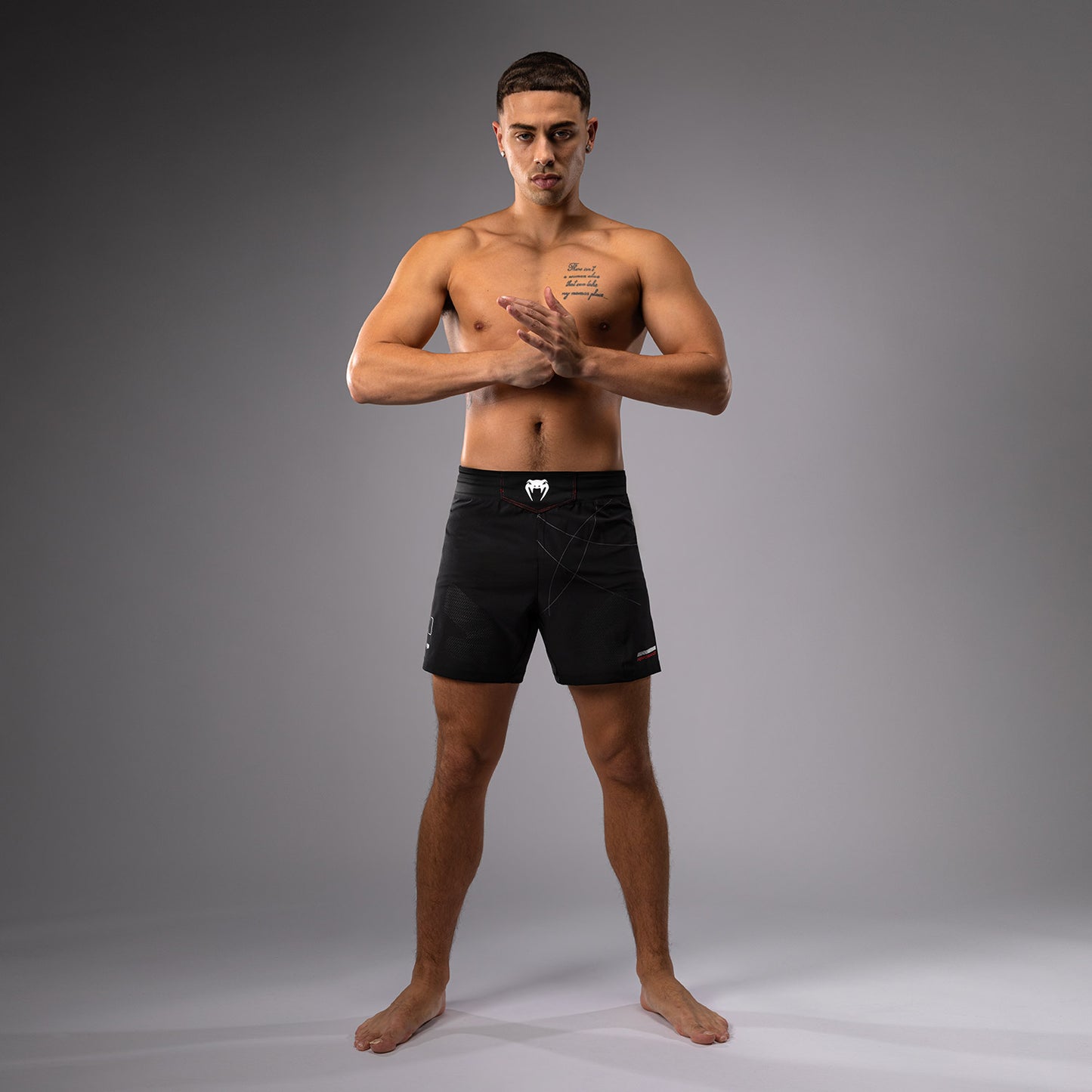 Venum Tactical XT Fightshorts für Männer - Schwarz/Feuerrot