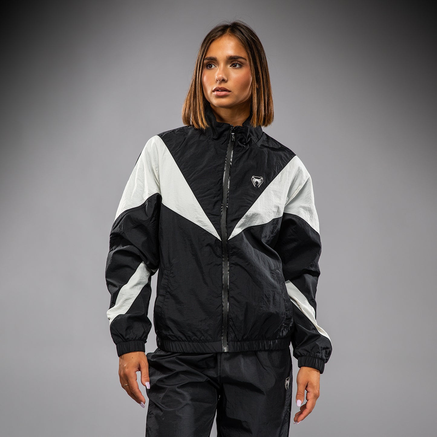 Venum Vectra Damen Trackjacke - Schwarz/Weiß