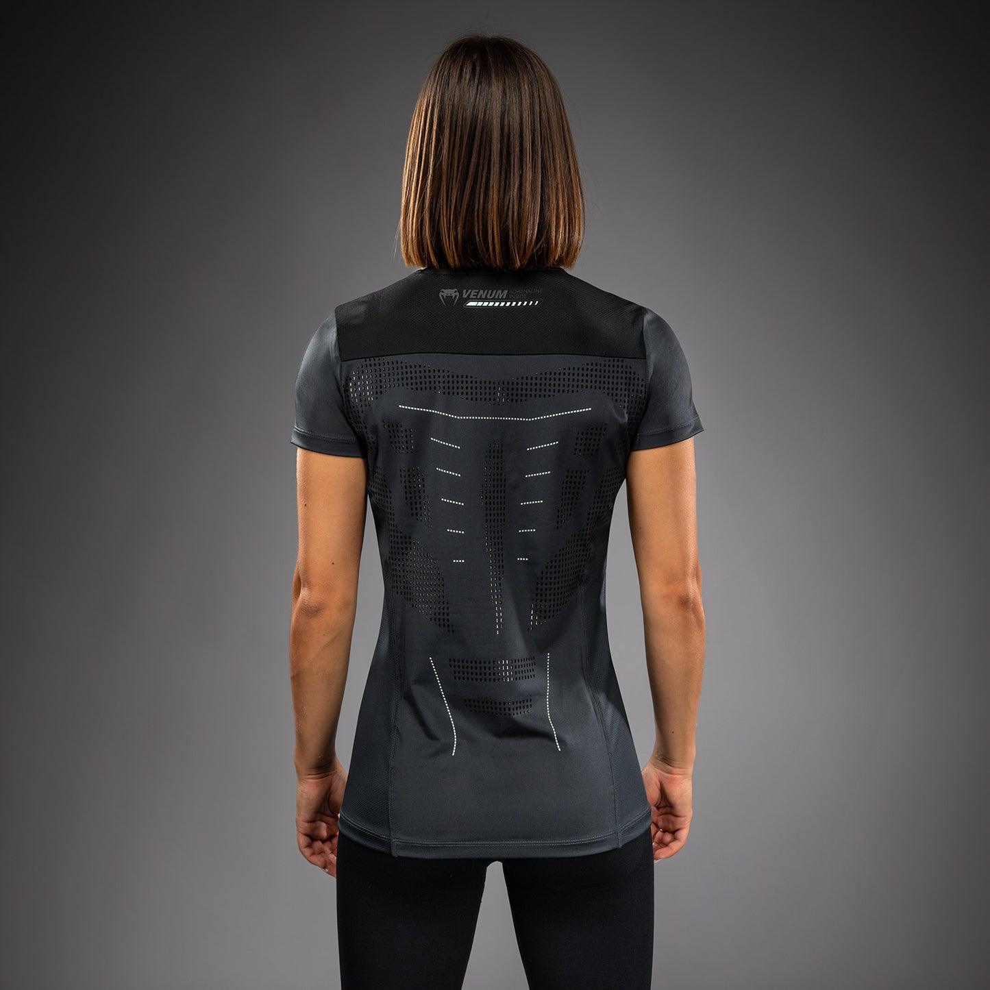 Venum Technical 3.0 Damen Dry Tech T-Shirt - Grigio tempesta