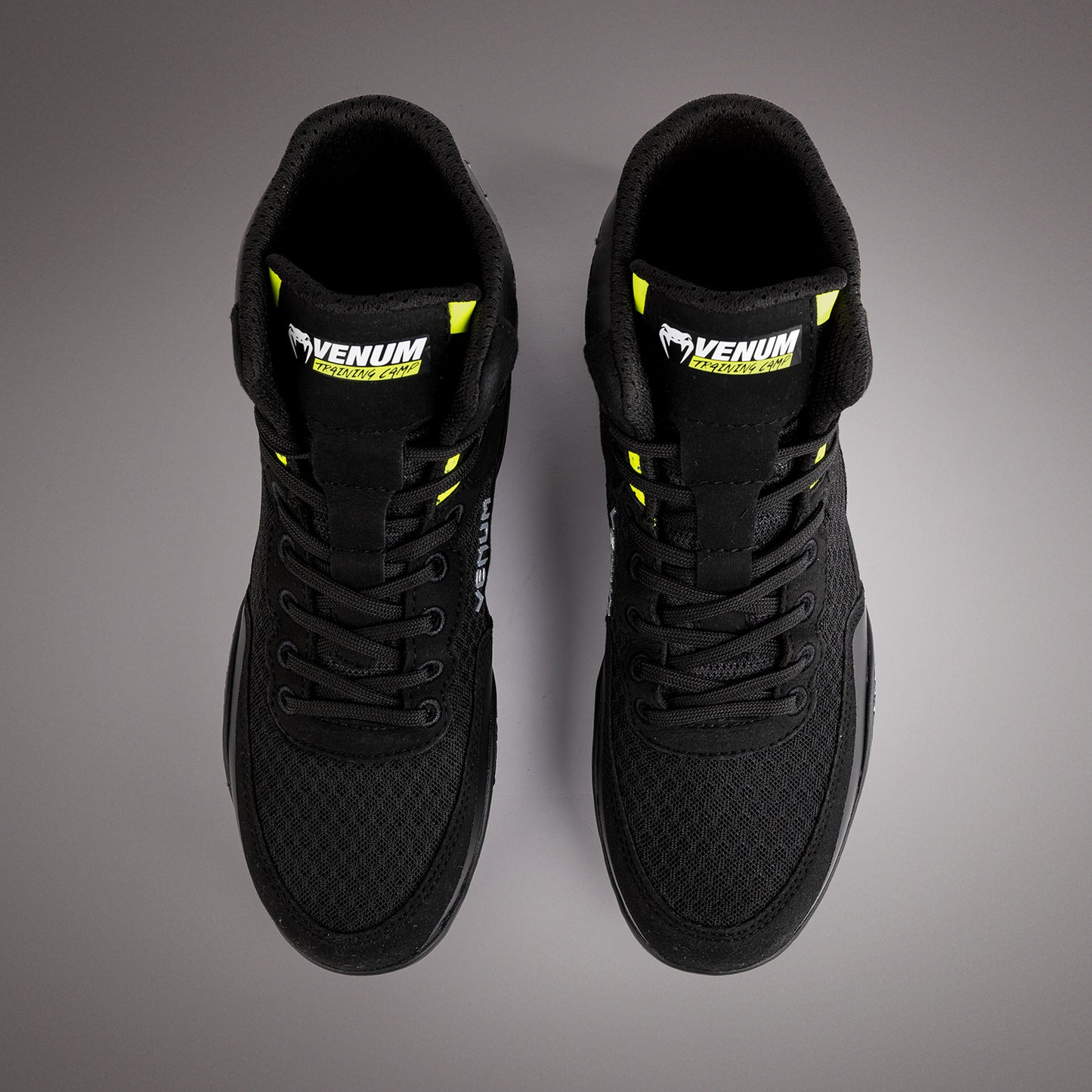 Venum Training Camp 4.0 Elite Wrestling Schuhe - Schwarz/Neon Grün