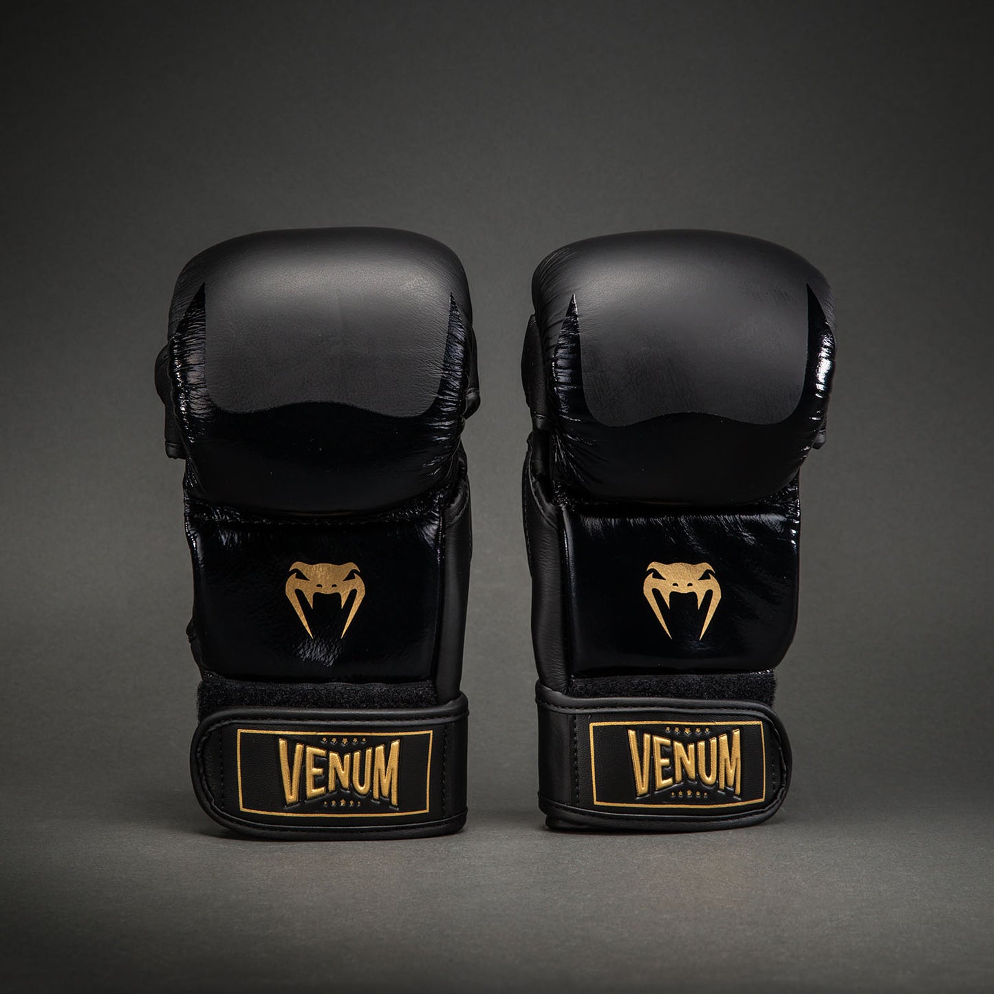 Venum Attack 2.0 Sparringhandschuhe Leder – Schwarz/Gold