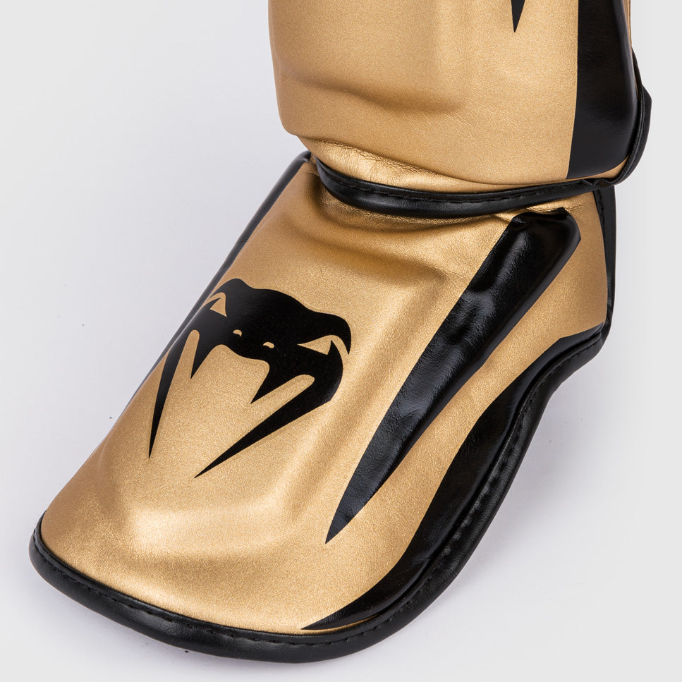 Venum Elite Standup Schienbeinschoner - Gold/Schwarz