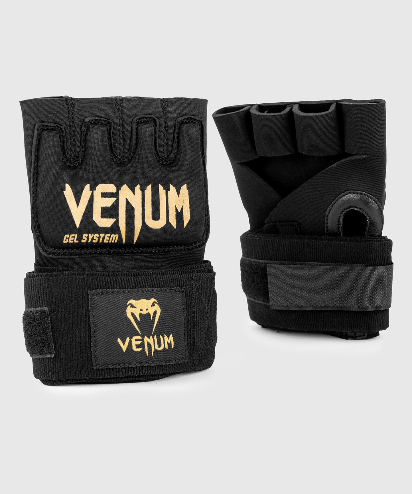 Venum Kontakt Gel Handschuh Wraps - Schwarz/Gold