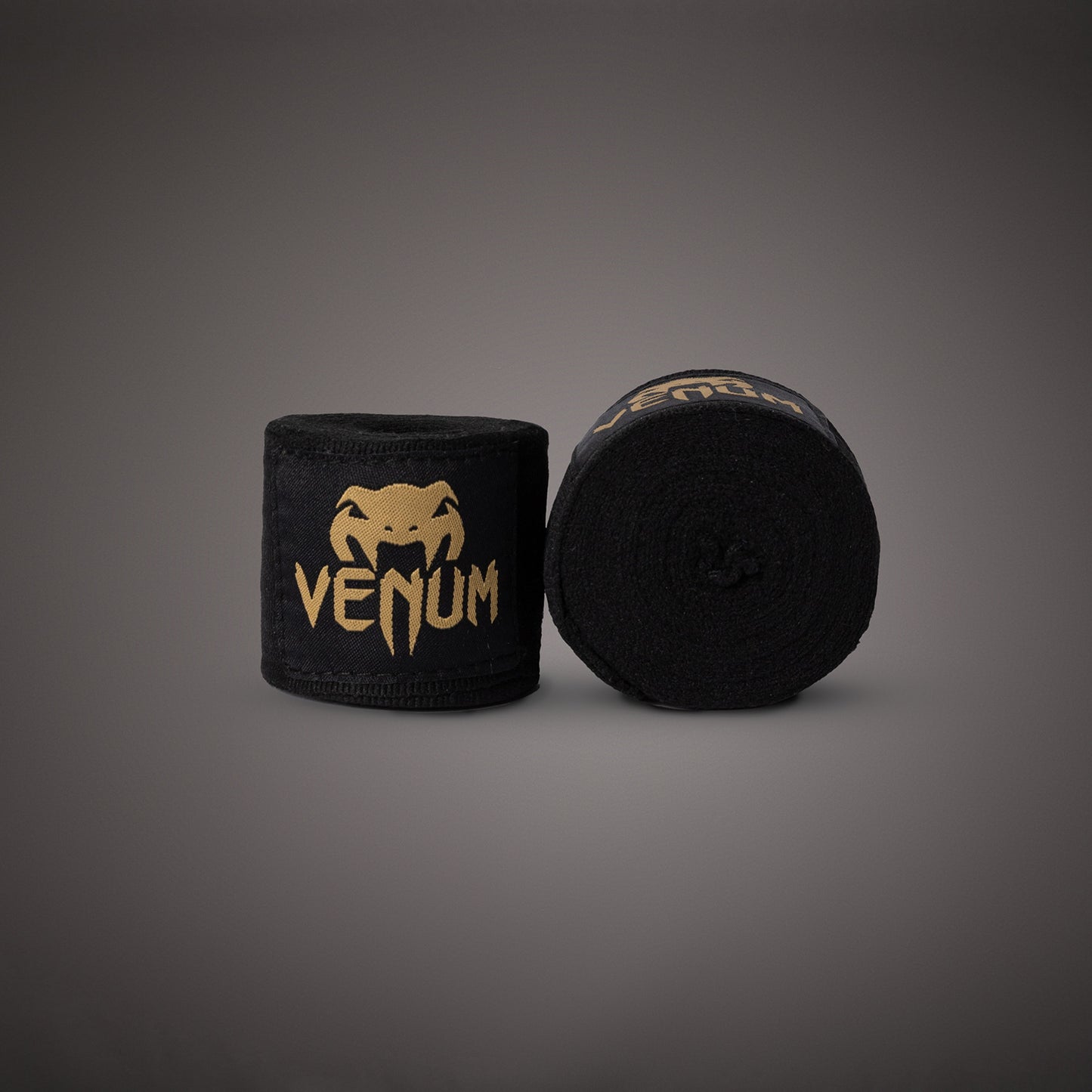 Venum Kontact Boxing Bandagen - Schwarz/Gold - 4m (157 in)
