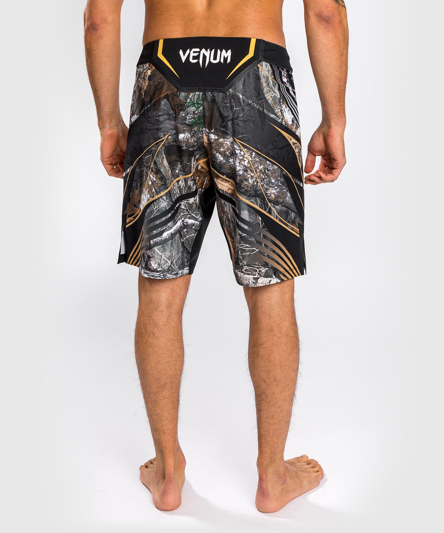 UFC Venum Authentic Fight Night Fightshorts für Herren – Langer Schnitt – Realtree® Camo