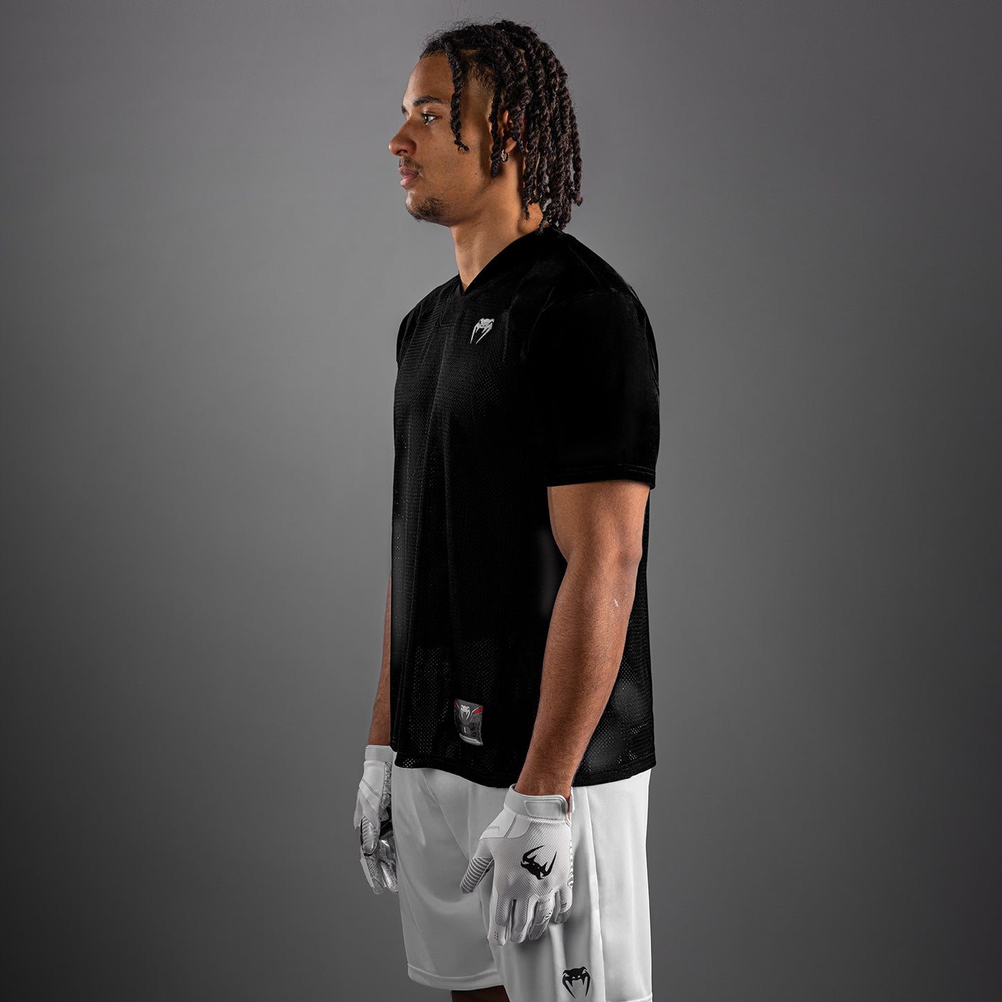 Venum Elite Fußball Kurzarmtrikot - Schwarz