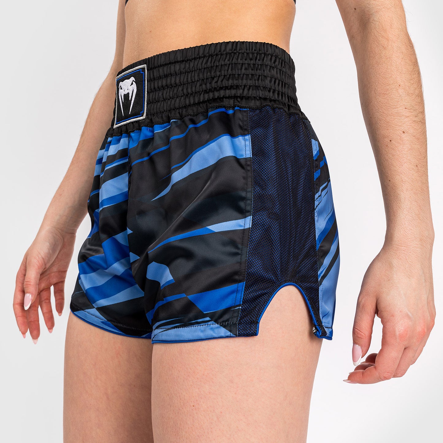 Venum Abyss Frauen Muay Thai Shorts - Schattenblau