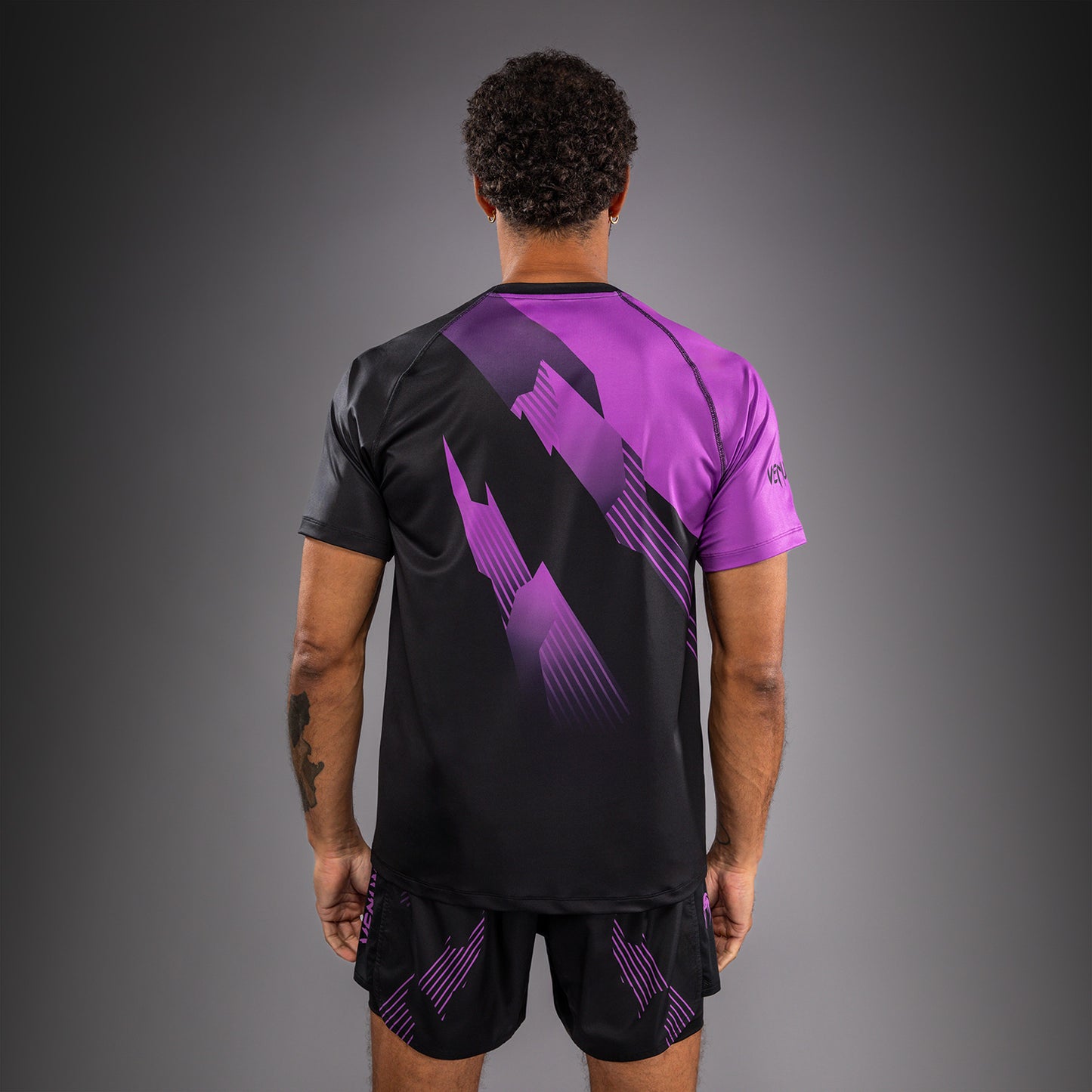 Venum No-Gi 6.0 Dry-Tech T-Shirt - Schwarz/Lila