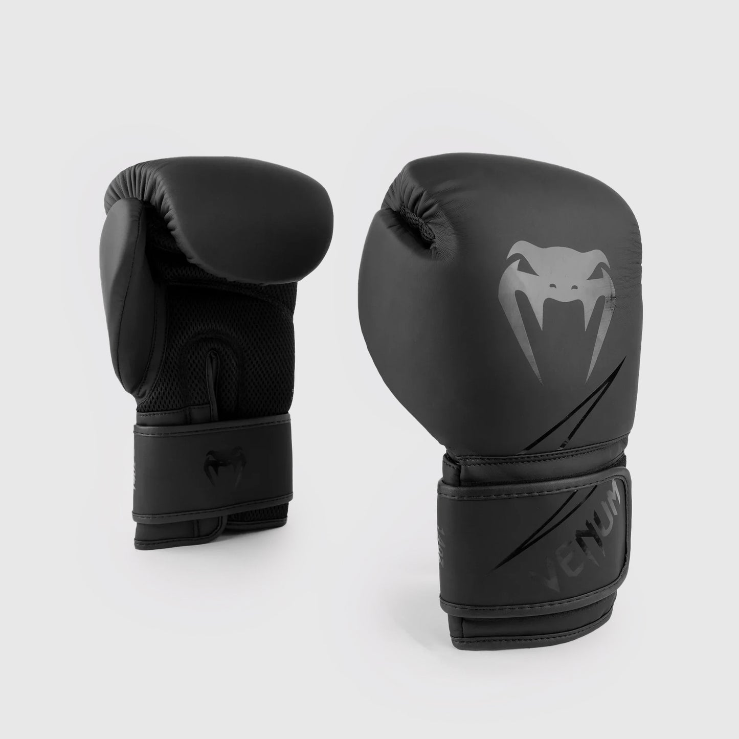 Venum Classic Boxhandschuhe - Schwarz/Schwarz Edition WLMT