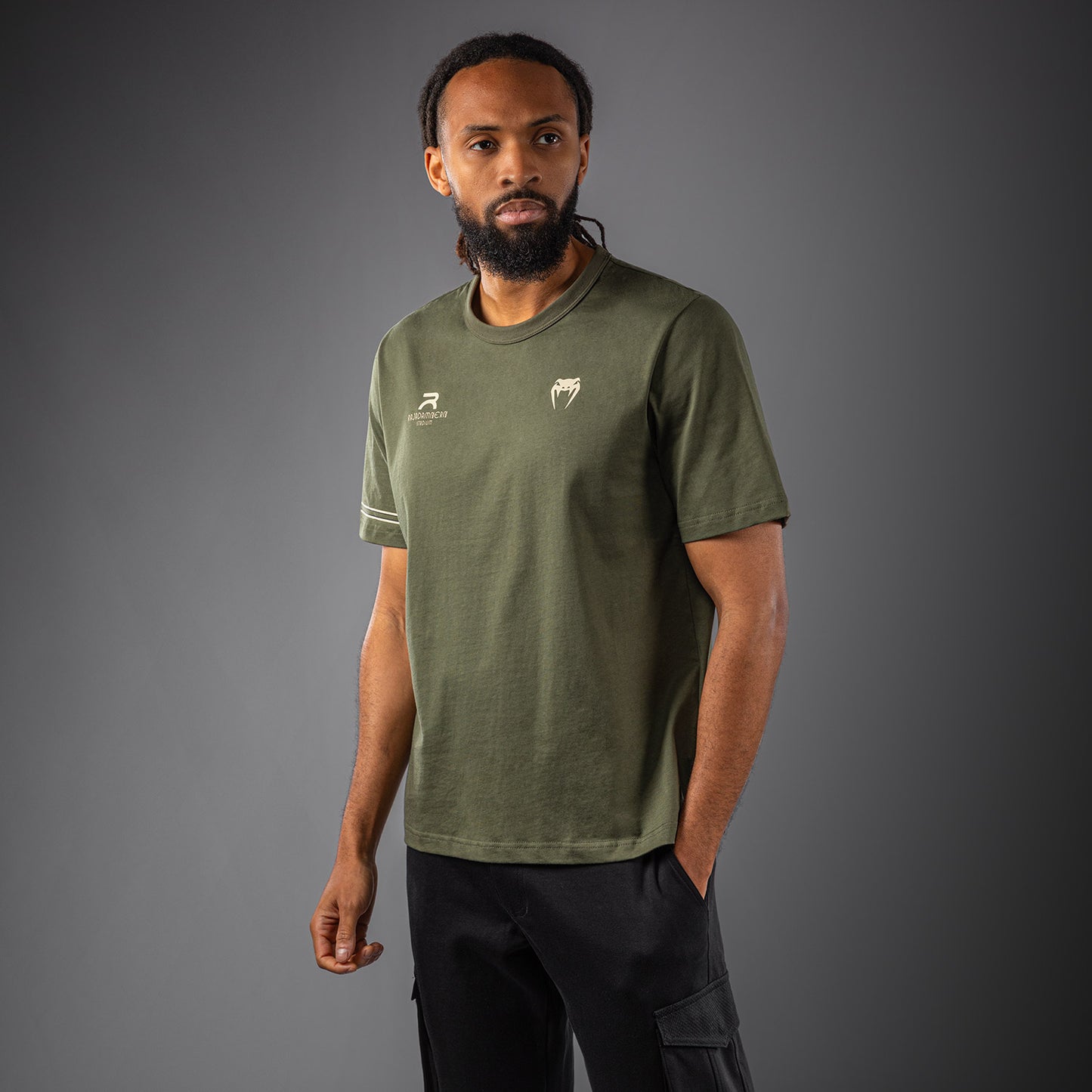 Venum x Rajadamnern T-Shirt - Militärgrün