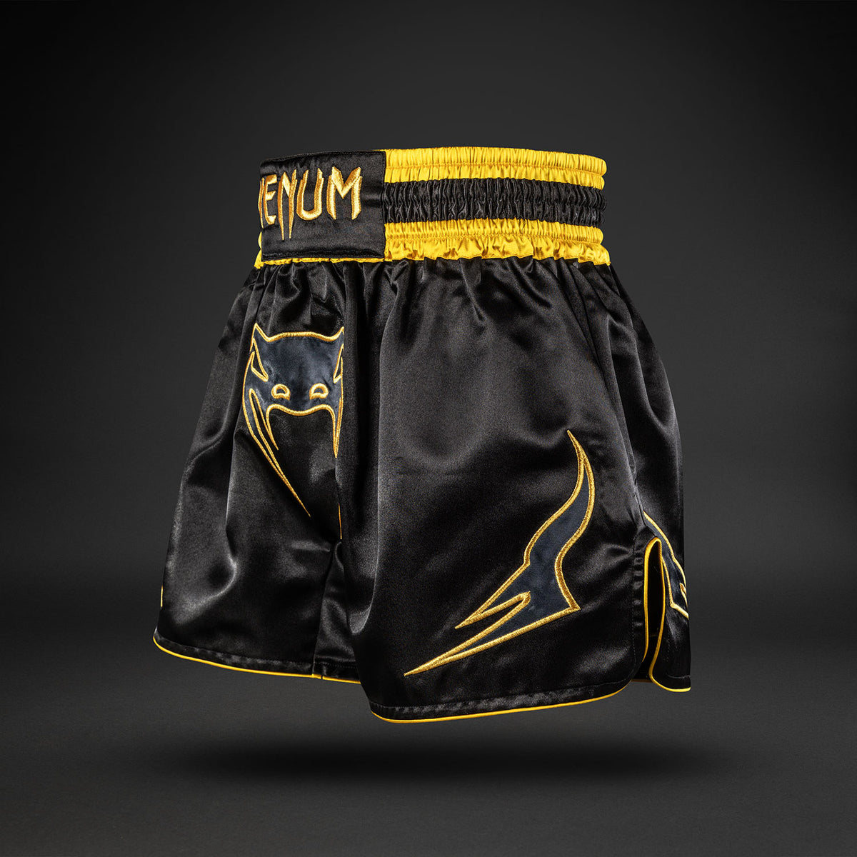 Venum Bangkok Fury Muay-Thai-Shorts - Schwarz/Gold