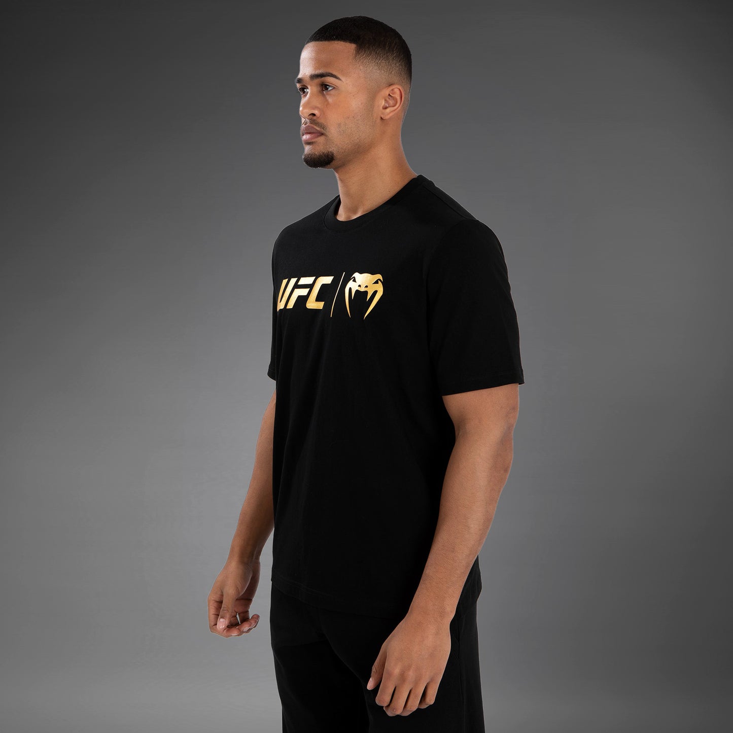 UFC Venum Classic T-Shirt - Schwarz/Gold