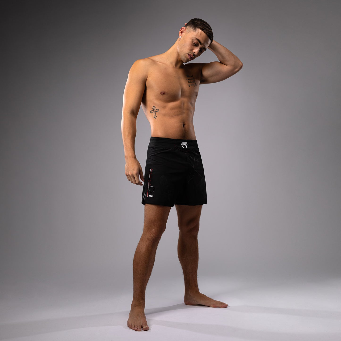 Venum Tactical XT Fightshorts für Männer - Schwarz/Feuerrot