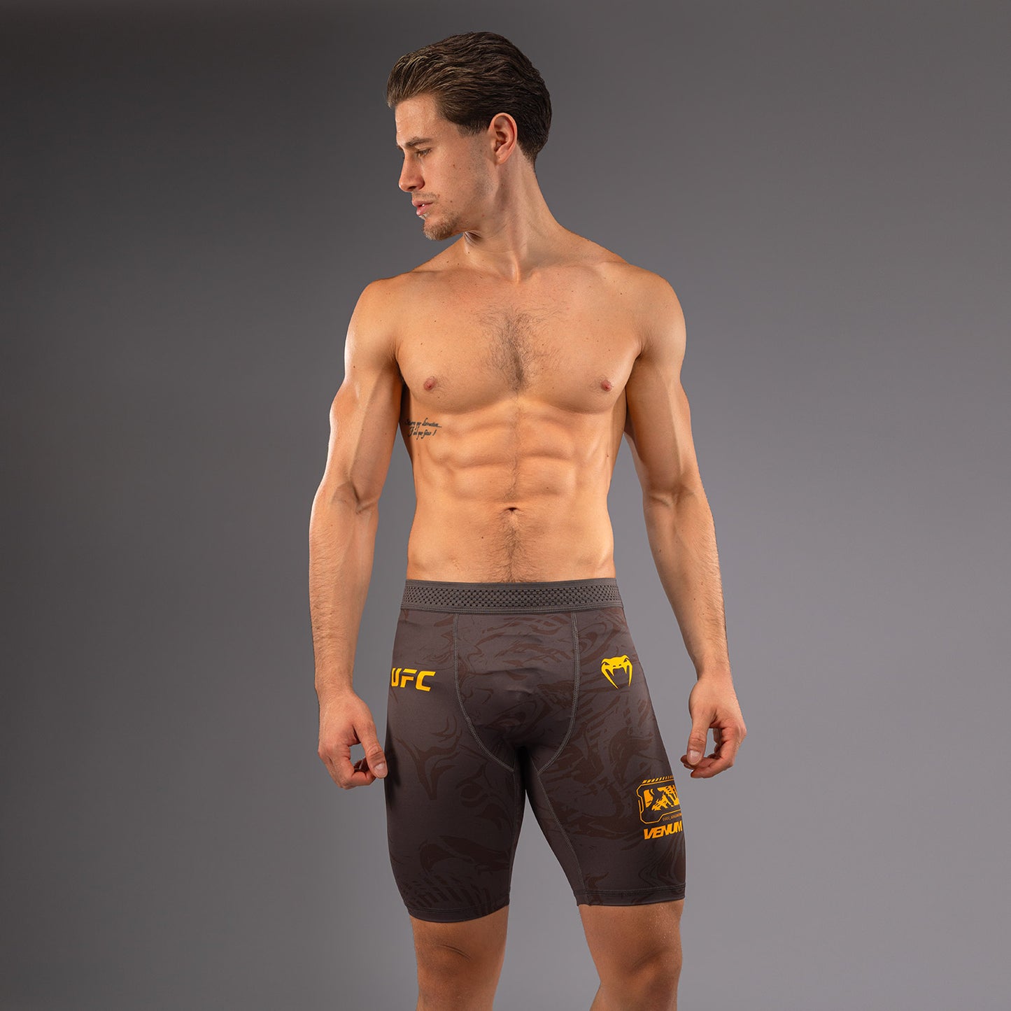 UFC Fusion by Venum Fight Week Herren Vale Tudo Short - Erdiges Braun