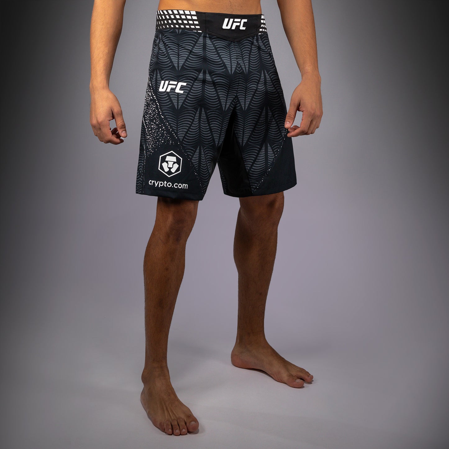UFC Zenith by Venum Authentic Fight Night Lange Passform Fight Short Herren Personalisiert - Schwarz