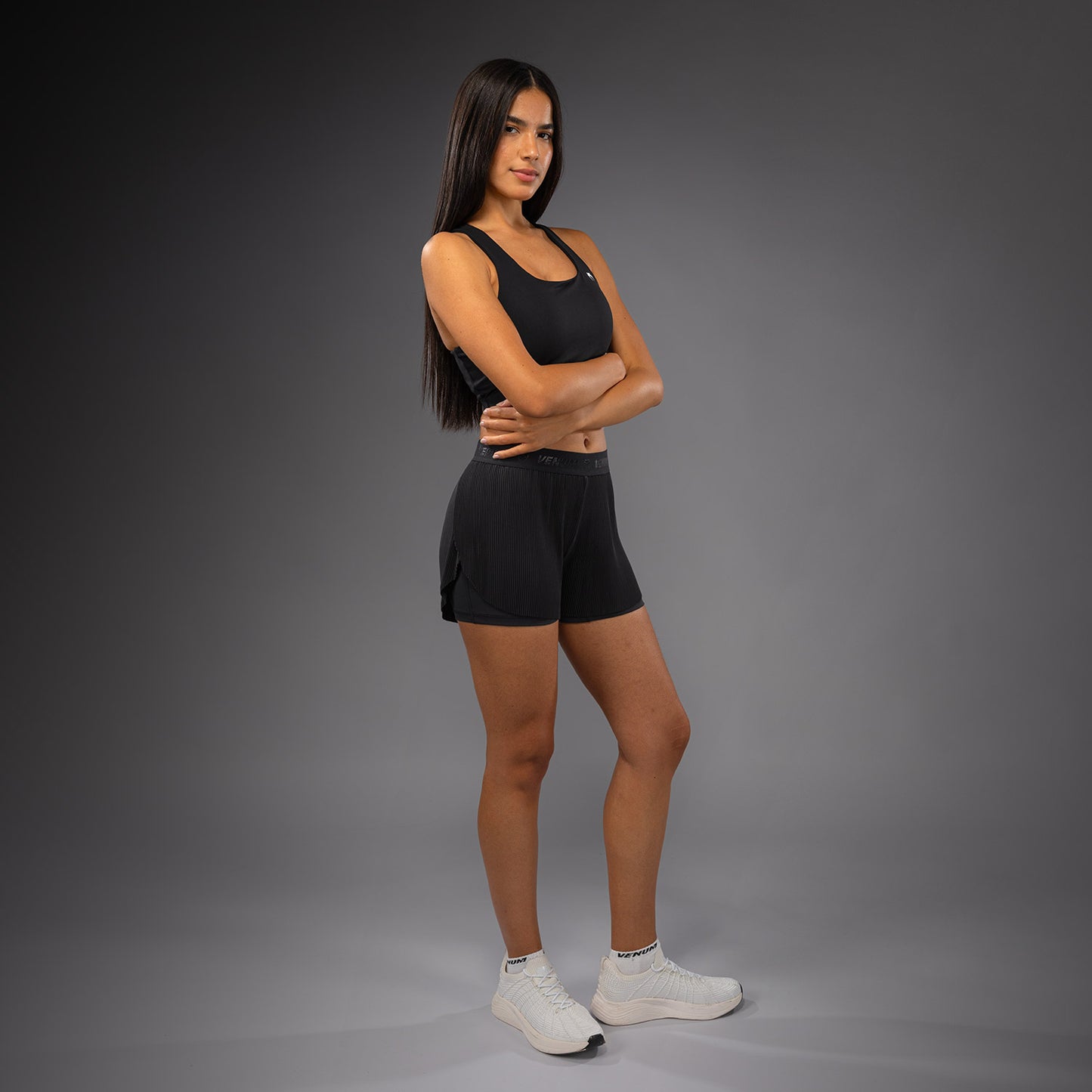 Venum Flowfit Damen Trainingsshorts – Schwarz