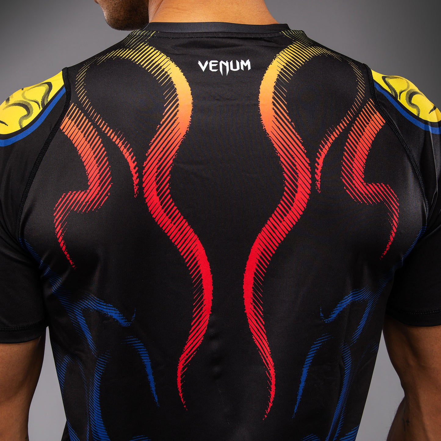 Venum x TEKKEN 8 Dry-Tech T‑Shirt Yoshimitsu - Schwarz/Orange