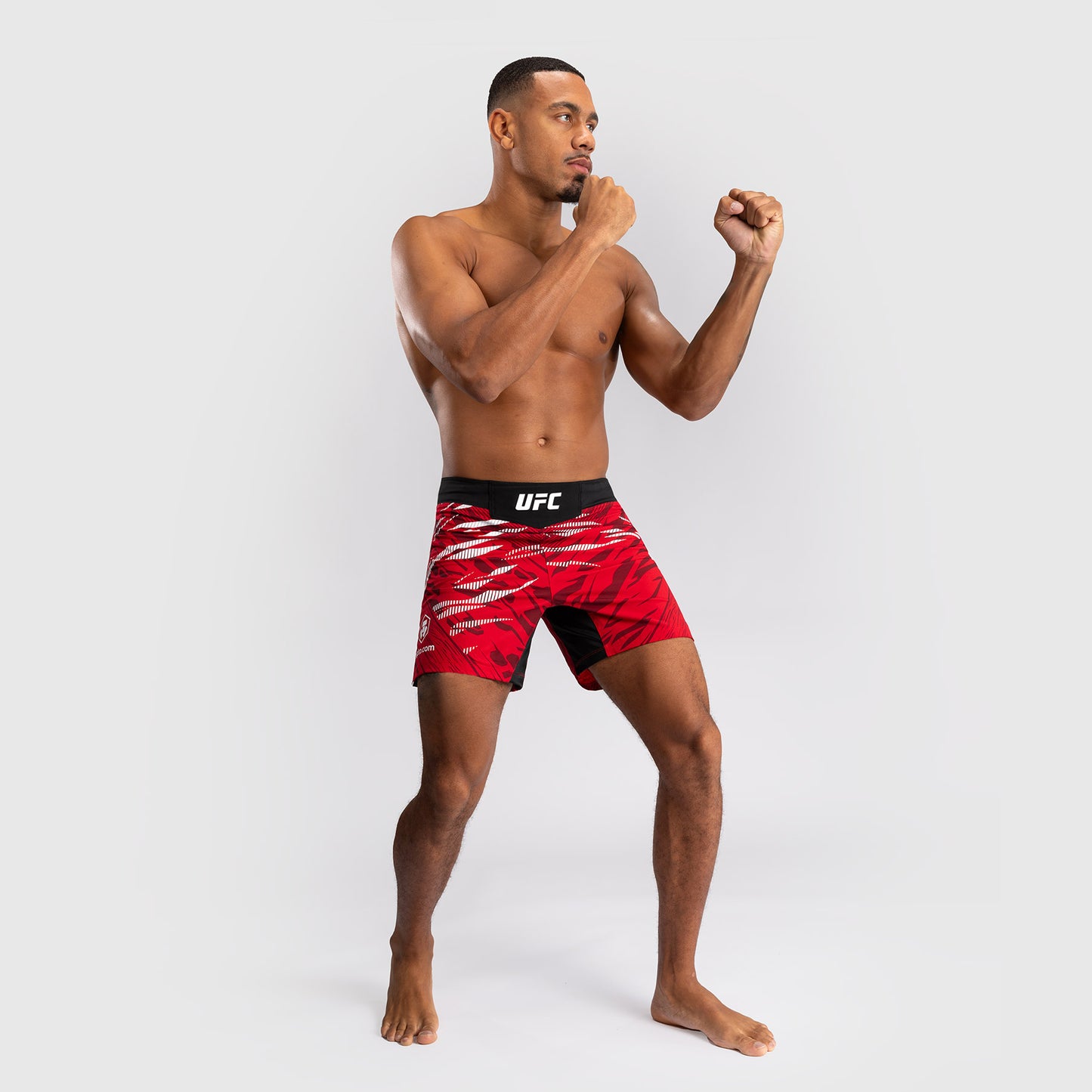 UFC Fusion by Venum Personalized Authentic Fight Night Herren Fight Short - Short Fit - Rot