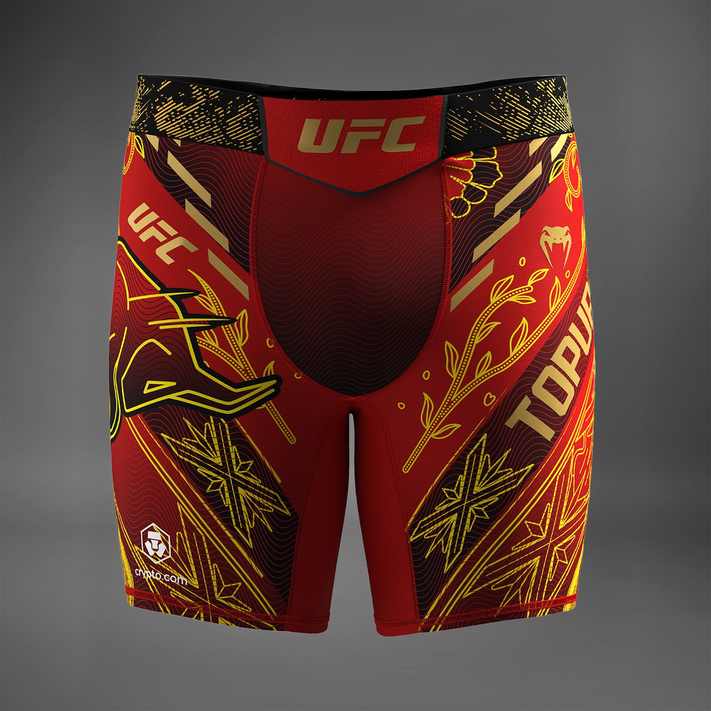 UFC Unrivaled by Venum Ilia Topuria Herren Vale Tudo Shorts - Rot