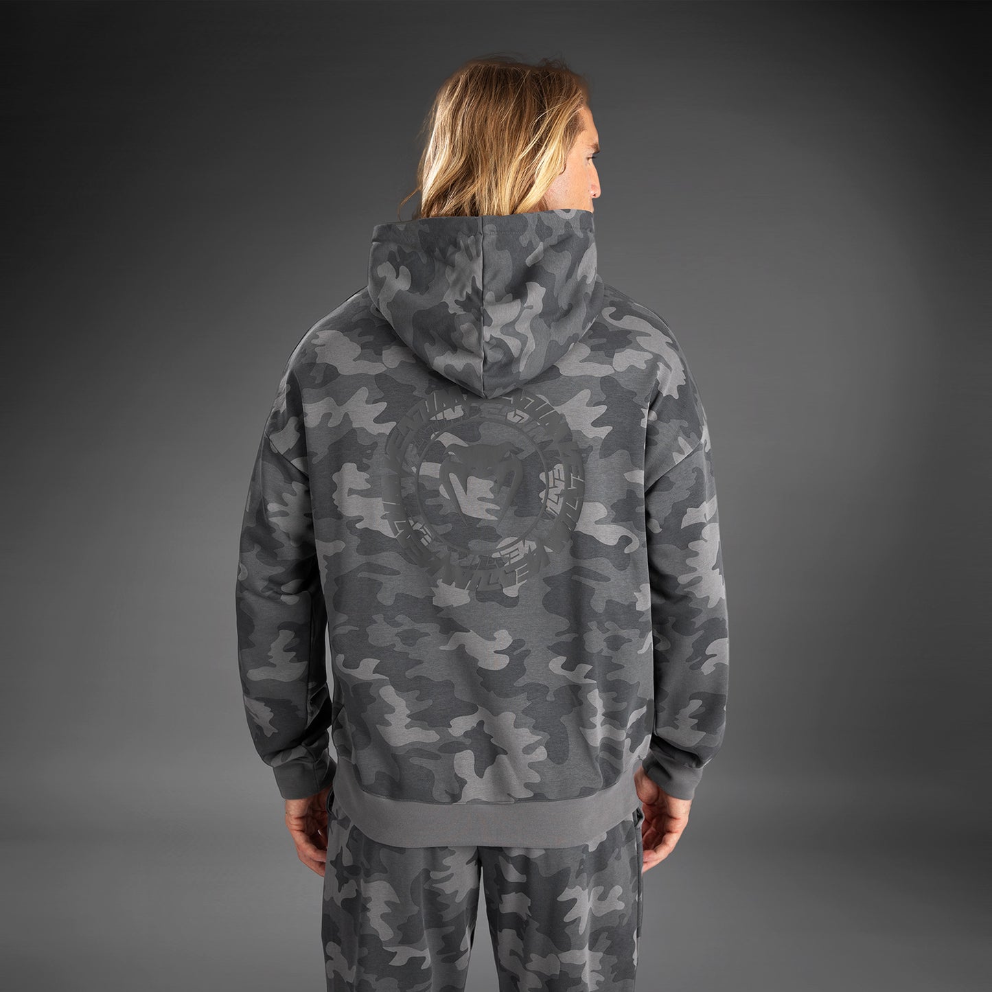 Venum Vortex XL Herren Kapuzenpullover - Anthrazit Camo