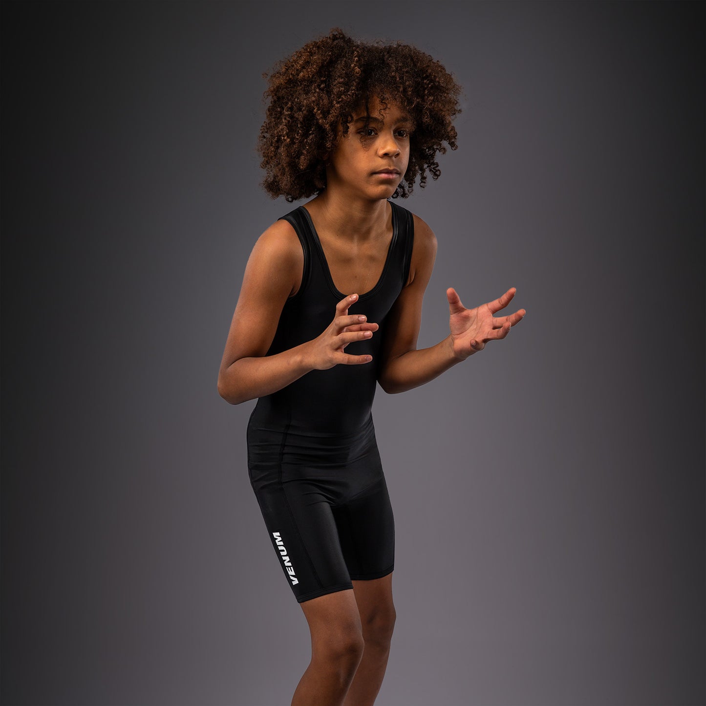 Venum Challenger Ringersinglet Für Kinder – Schwarz