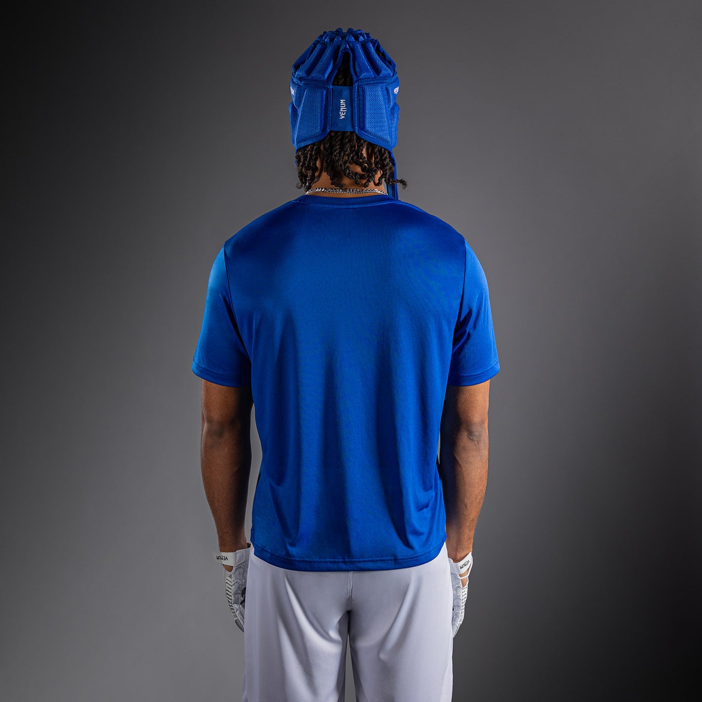 Venum Lineup Performance Kurzarm T-Shirt - Königsblau/Weiß