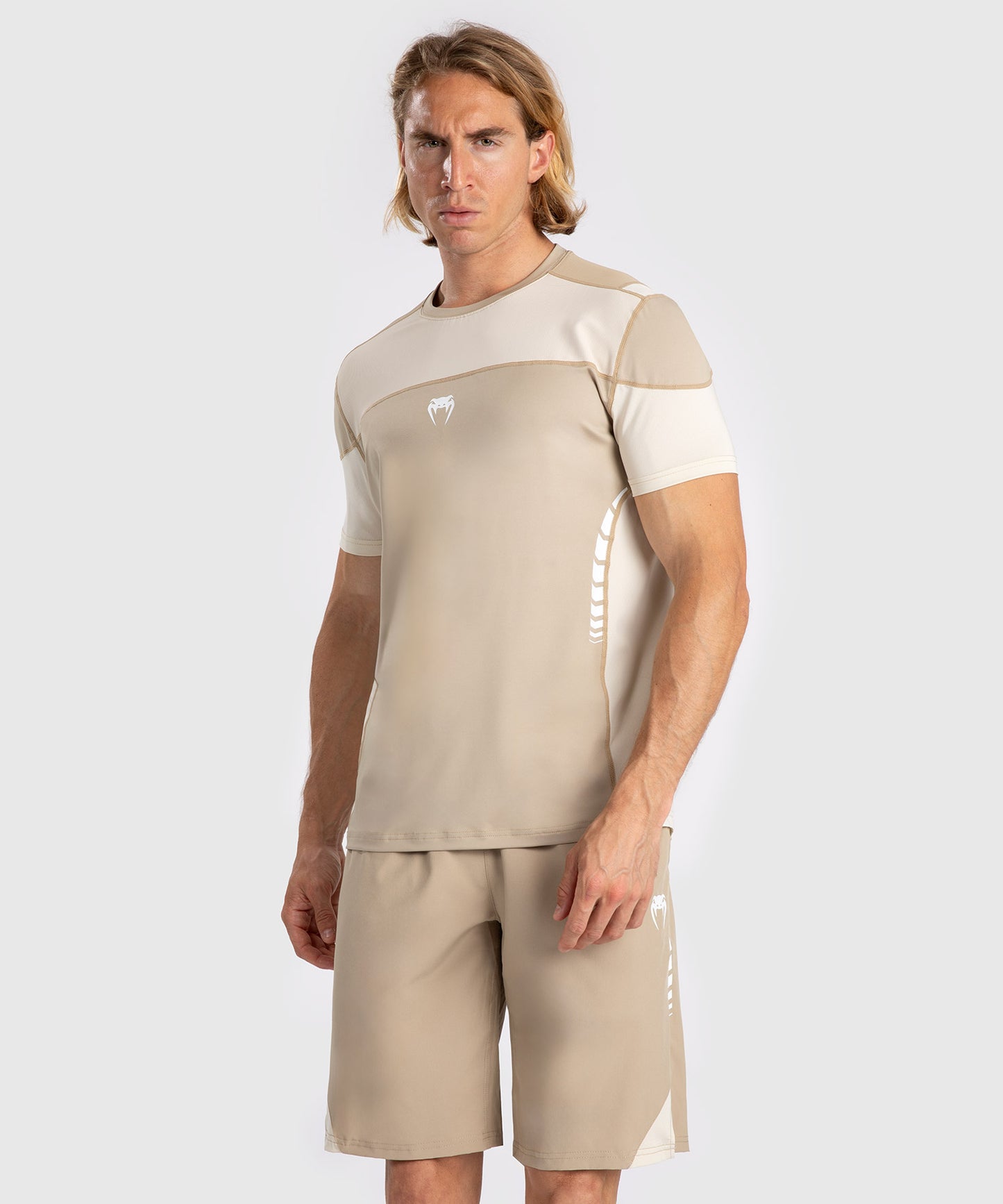 Venum Tempest Herren Dry-Tech T-Shirt - Beige/Sand