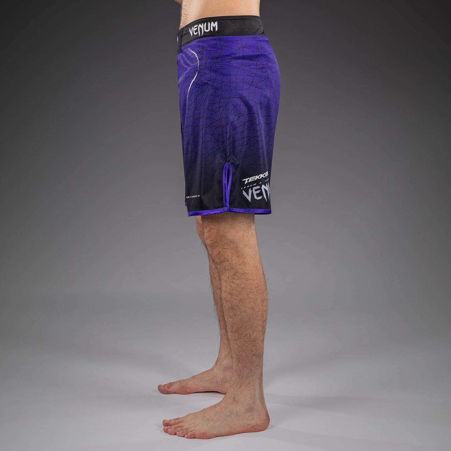 Venum x TEKKEN 8 Fightshorts - Kazuya - Schwarz/Lila