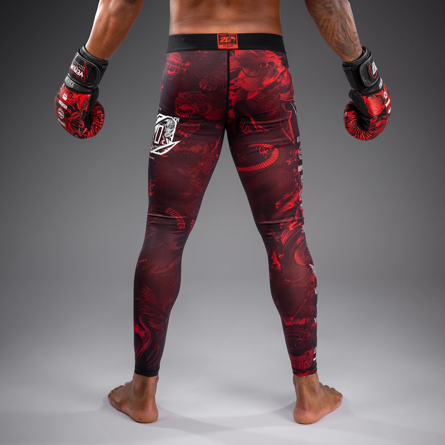 Venum 20th Anniversary Spats - Schwarz/Rot