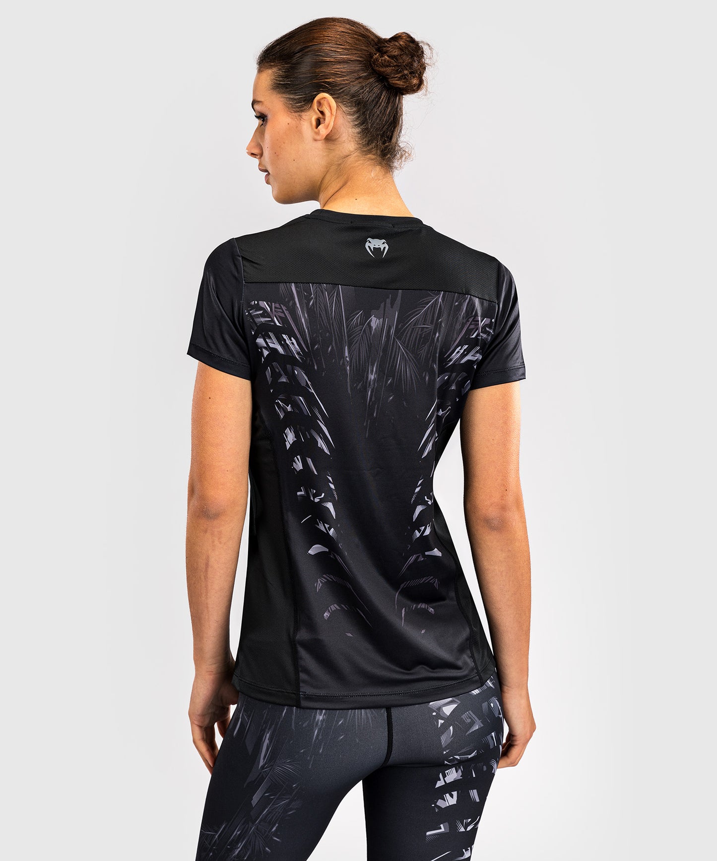 Venum Tiger Damen Dry Tech T-Shirt - Schwarz/Silber