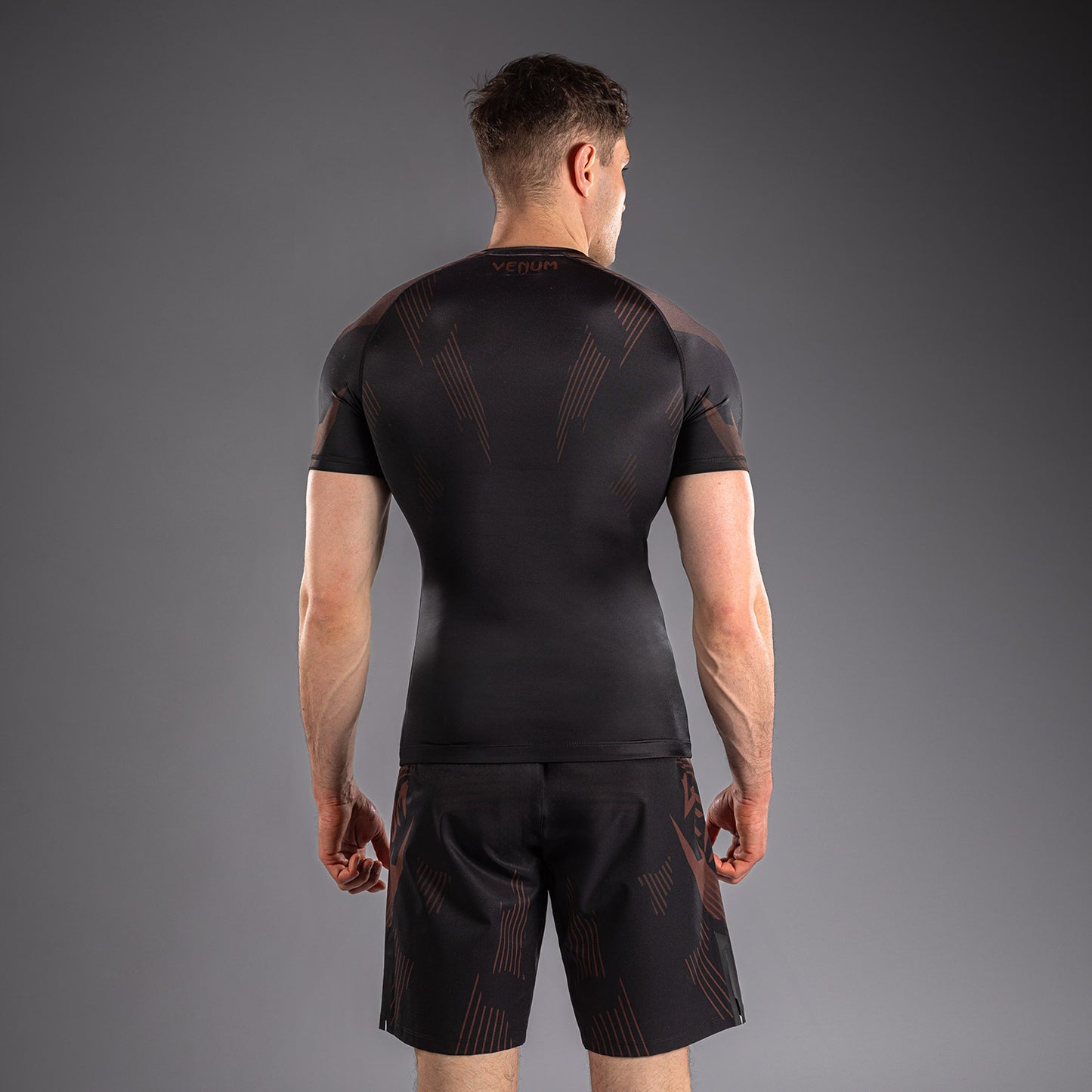 Venum No-Gi 6.0 Kurzarm Rashguard - Schwarz/Braun