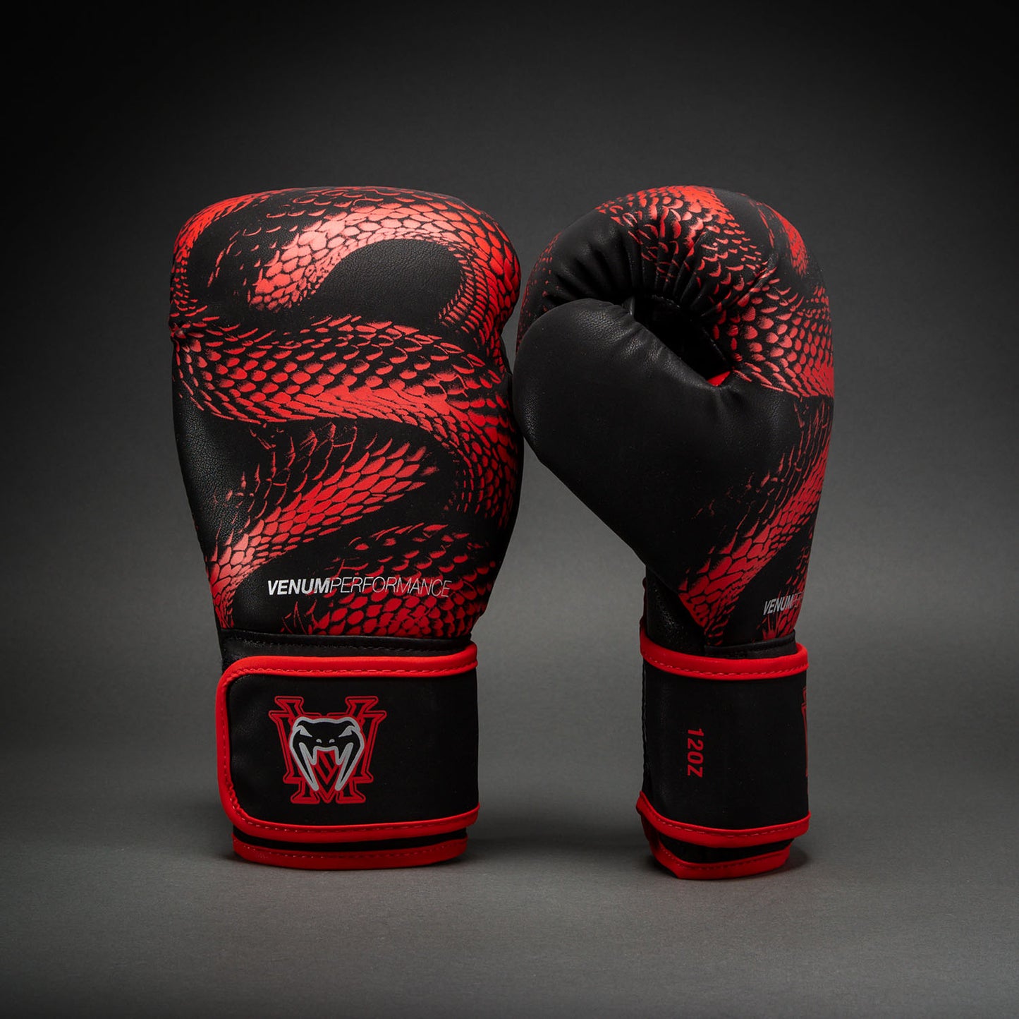 Venum Matupa Boxhandschuhe - Schwarz/Rot/Silber