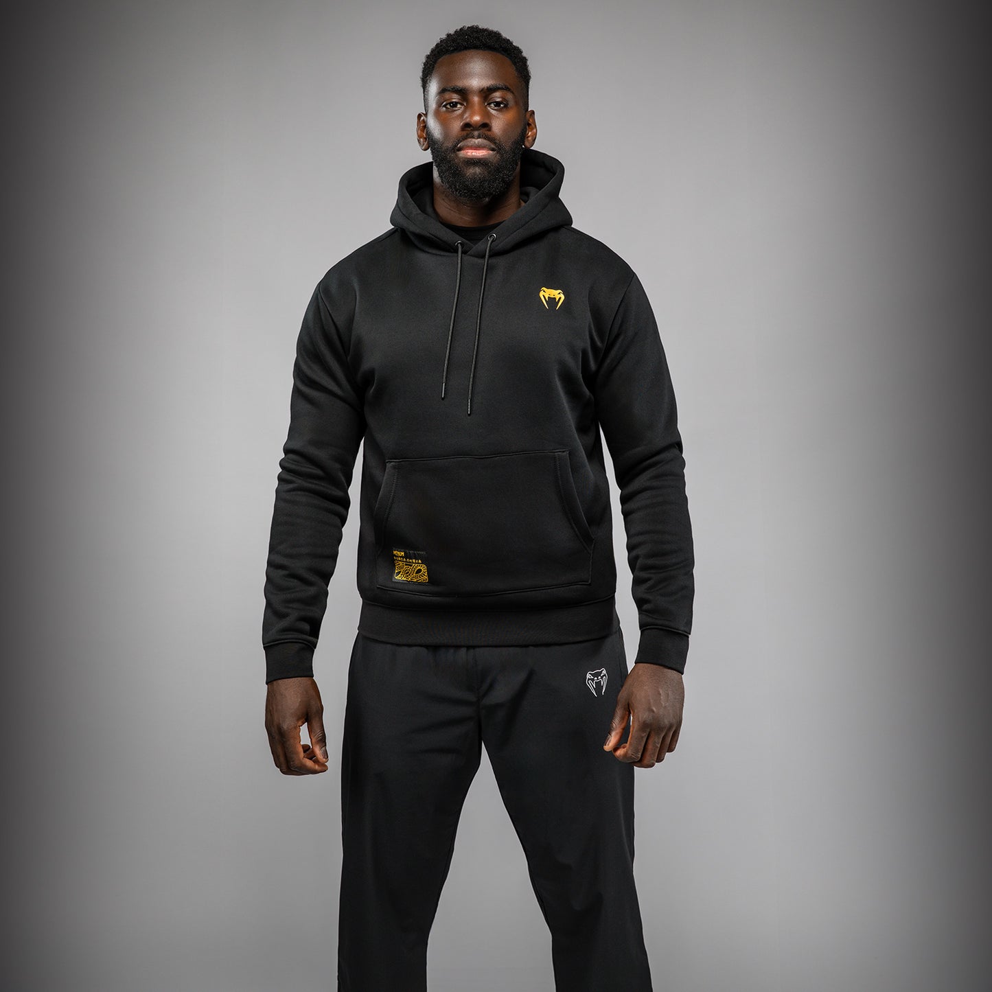Venum Serpenti Hoodie – Schwarz/Silber/Gold