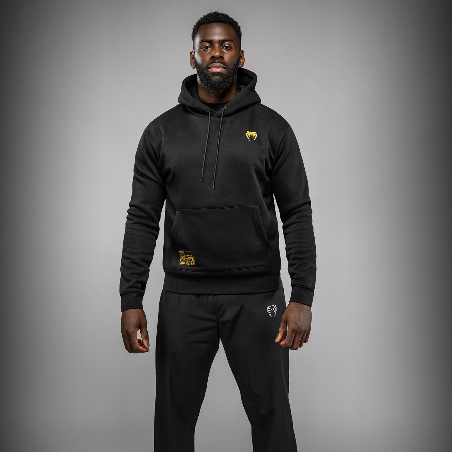Venum Serpenti Hoodie – Schwarz/Silber/Gold
