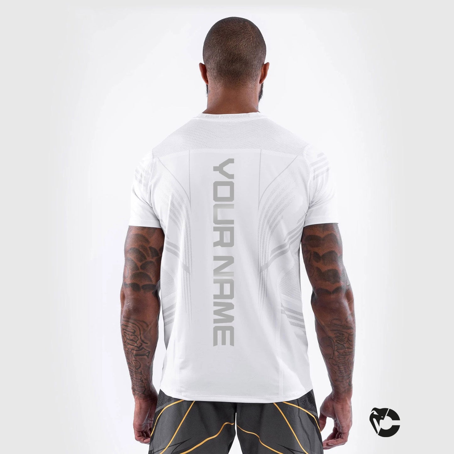 UFC Venum Personalisiert Authentic Fight Night Herren Walkout Trikot - Weiß