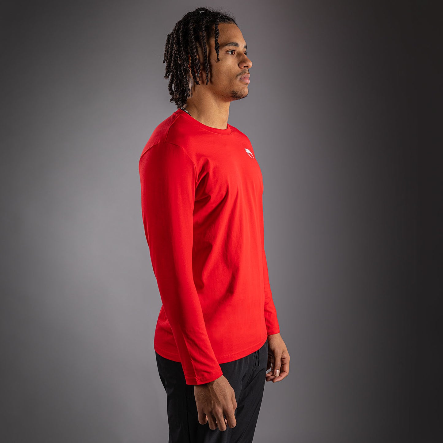 Venum Lineup Langarm T-Shirt - Rot/Weiß