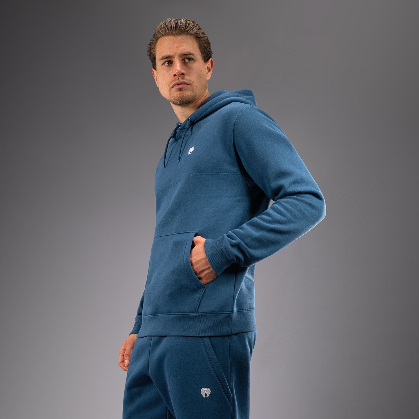 Venum Silent Power Hoodie - Pfau Blau